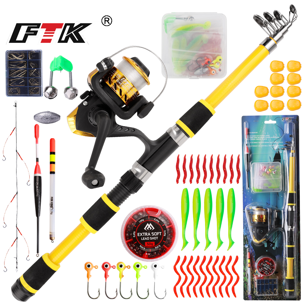 Fishing Rod Spinning - FTK 1.8m Fishing Rod and Reel