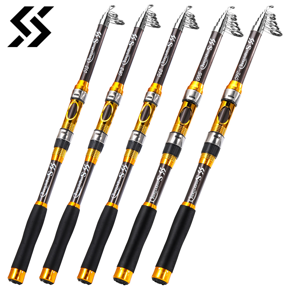 Fishing Rod Carbon Fiber - Sougayilang 2.1m-3.0m Spinning Fishing Rod Carbon