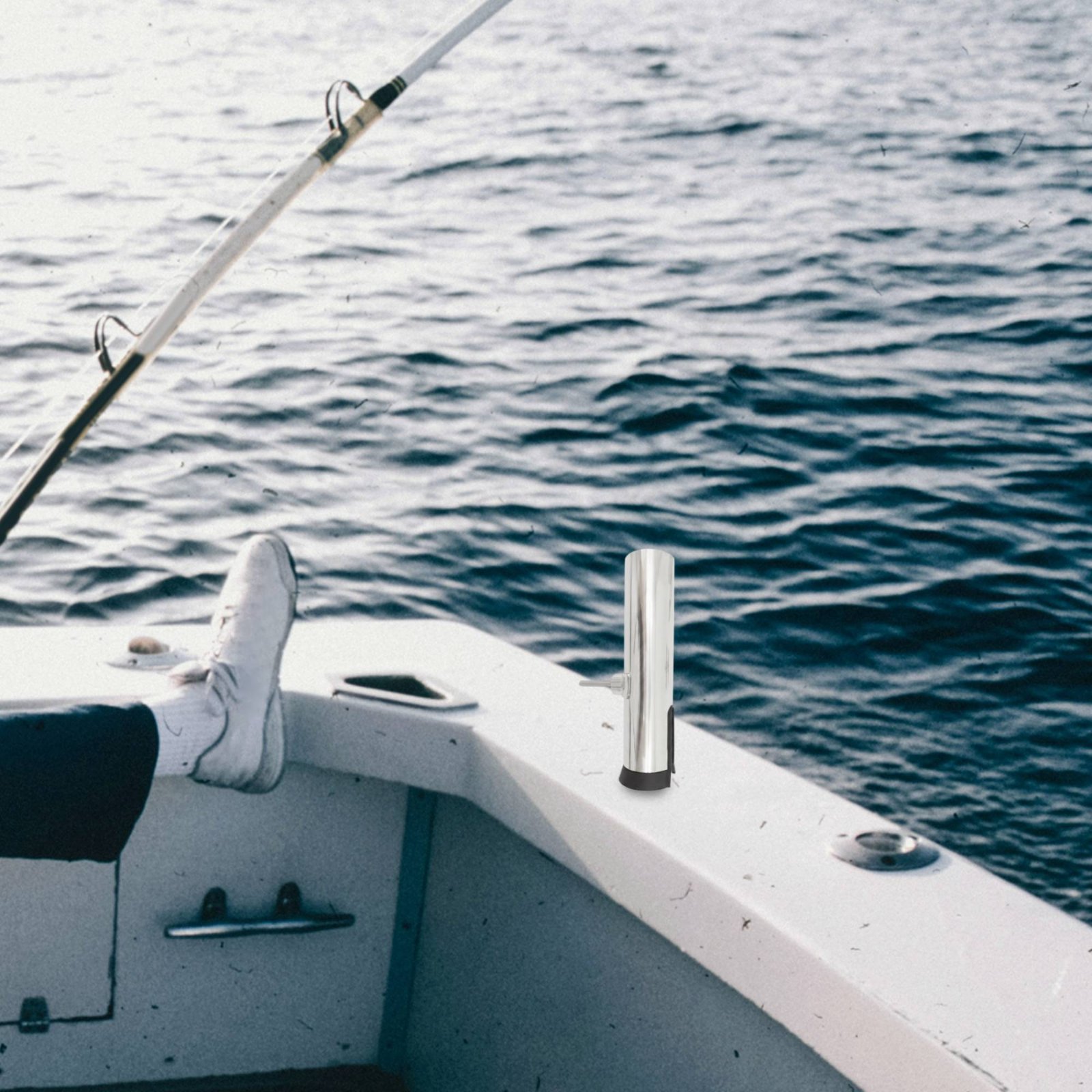 Adjustable Rail Mount Rod Hold - Fishing Rod Boat reseña y precio