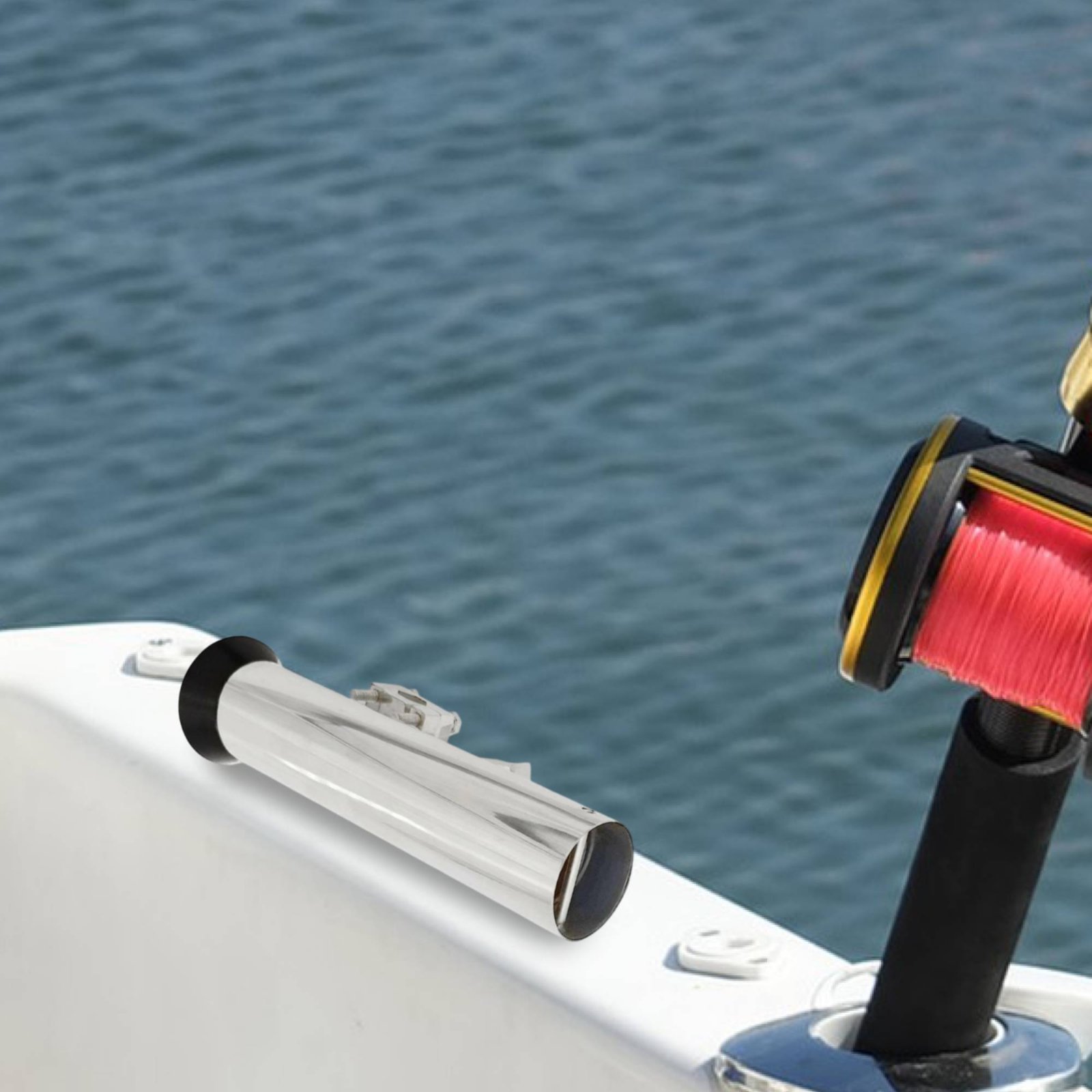 Adjustable Rail Mount Rod Hold - Fishing Rod Boat reseña y precio