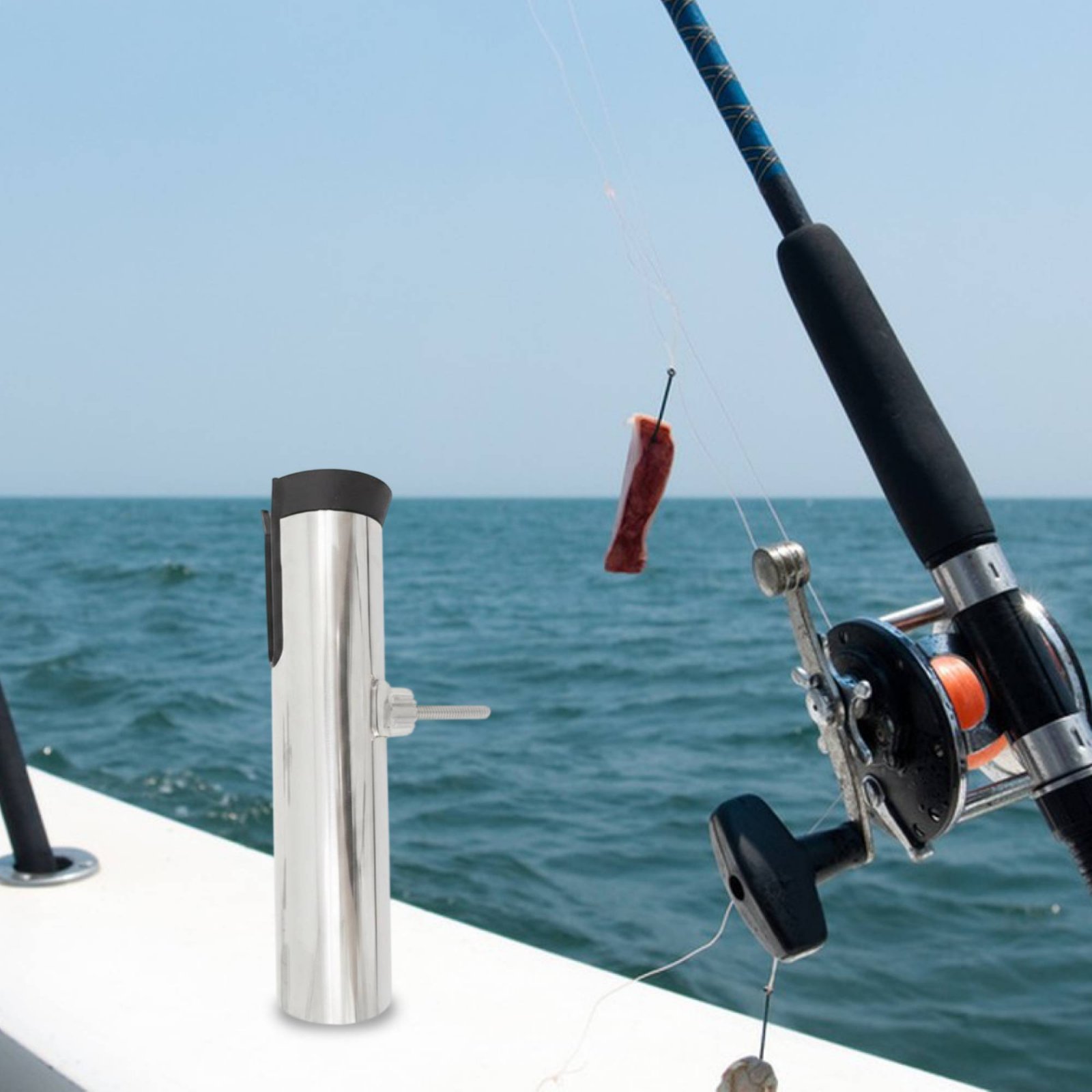 Adjustable Rail Mount Rod Hold - Fishing Rod Boat reseña y precio