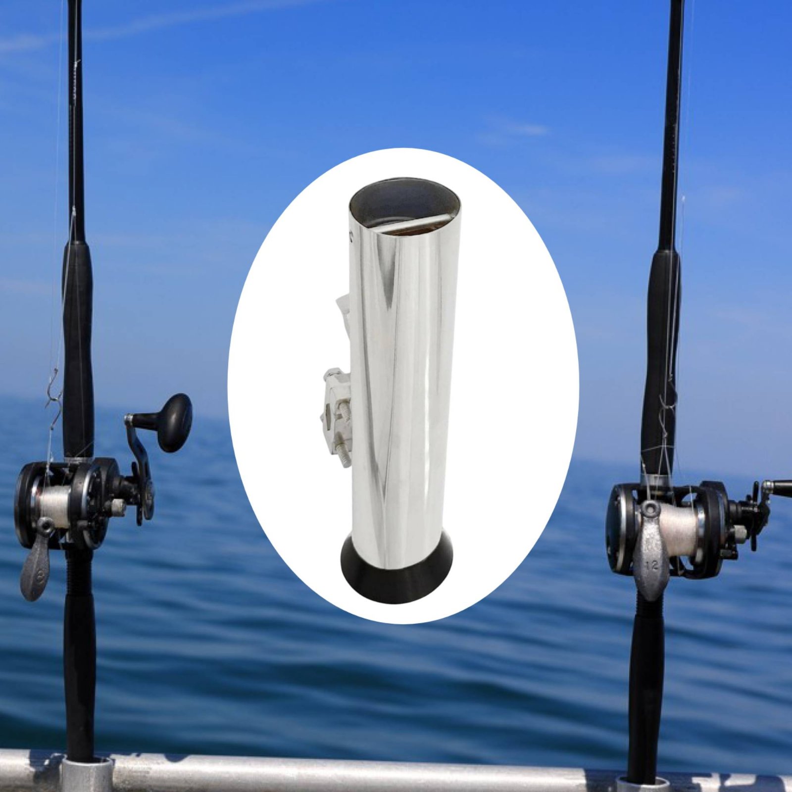Adjustable Rail Mount Rod Hold - Fishing Rod Boat reseña y precio