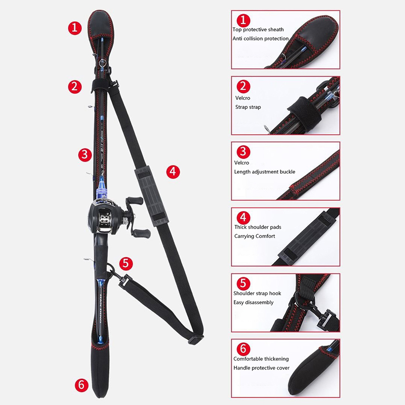 New Fishing Rod Protective She - Fishing Rod Fly reseña y precio