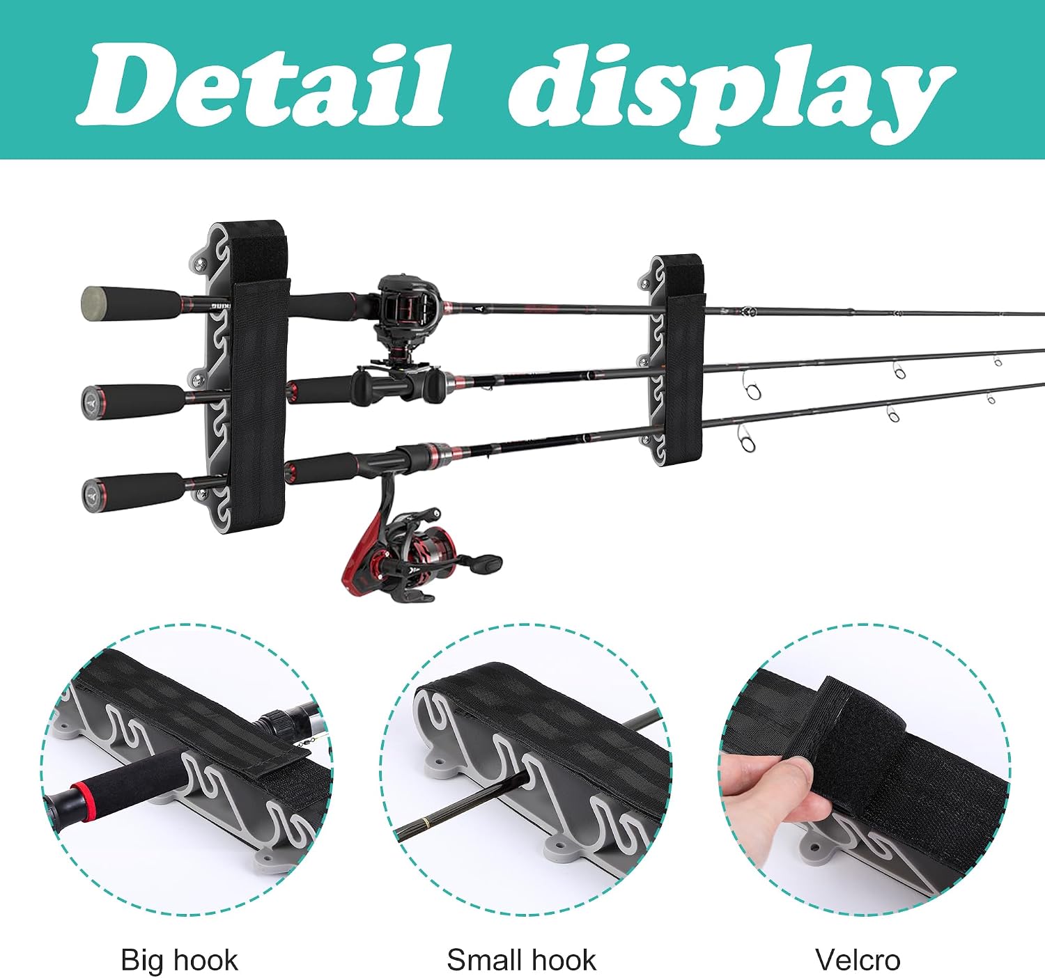 RunNico 2 pack Boating Vertica - Fishing Rod Rack reseña y precio