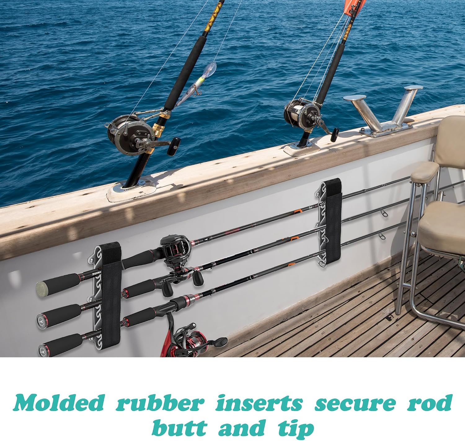 RunNico 2 pack Boating Vertica - Fishing Rod Rack reseña y precio