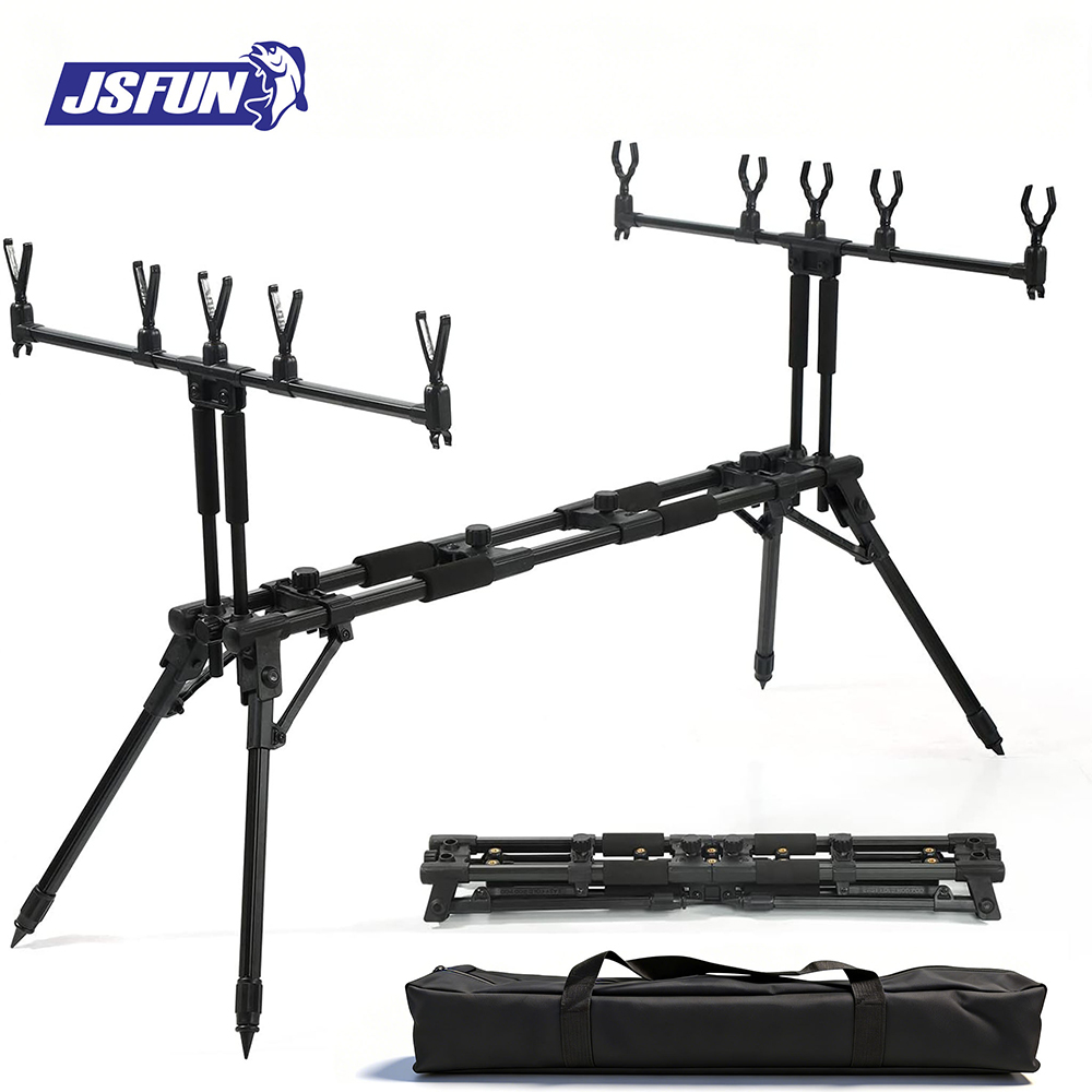 JSFUN  Adjustable 5-Rod Fishin - Fishing Rod Rack reseña y precio
