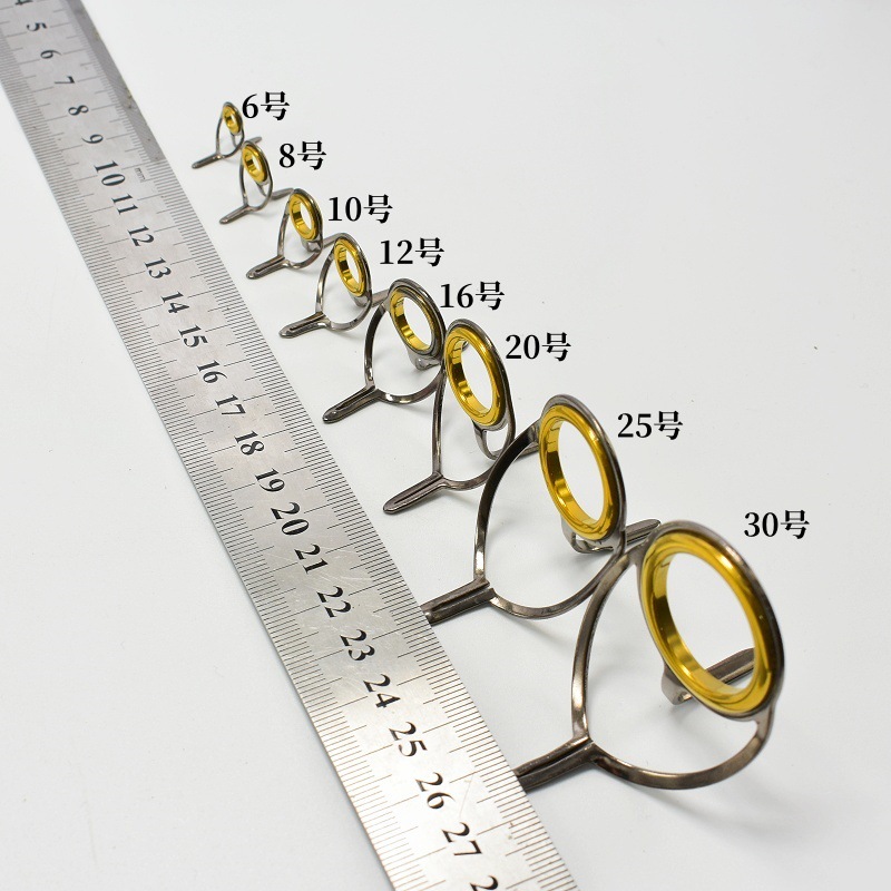 8Pcs Fishing Tackle Stainless  - Fishing Rod Guide Replacement reseña y precio