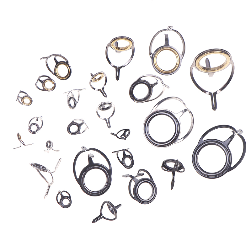 8Pcs Fishing Tackle Stainless  - Fishing Rod Guide Replacement reseña y precio