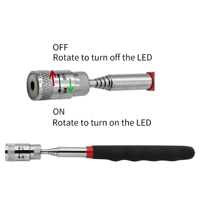 Telescopic Magnetic Pen with L - Fishing Rod Travel reseña y precio