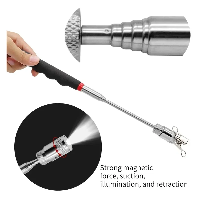 Telescopic Magnetic Pen with L - Fishing Rod Travel reseña y precio