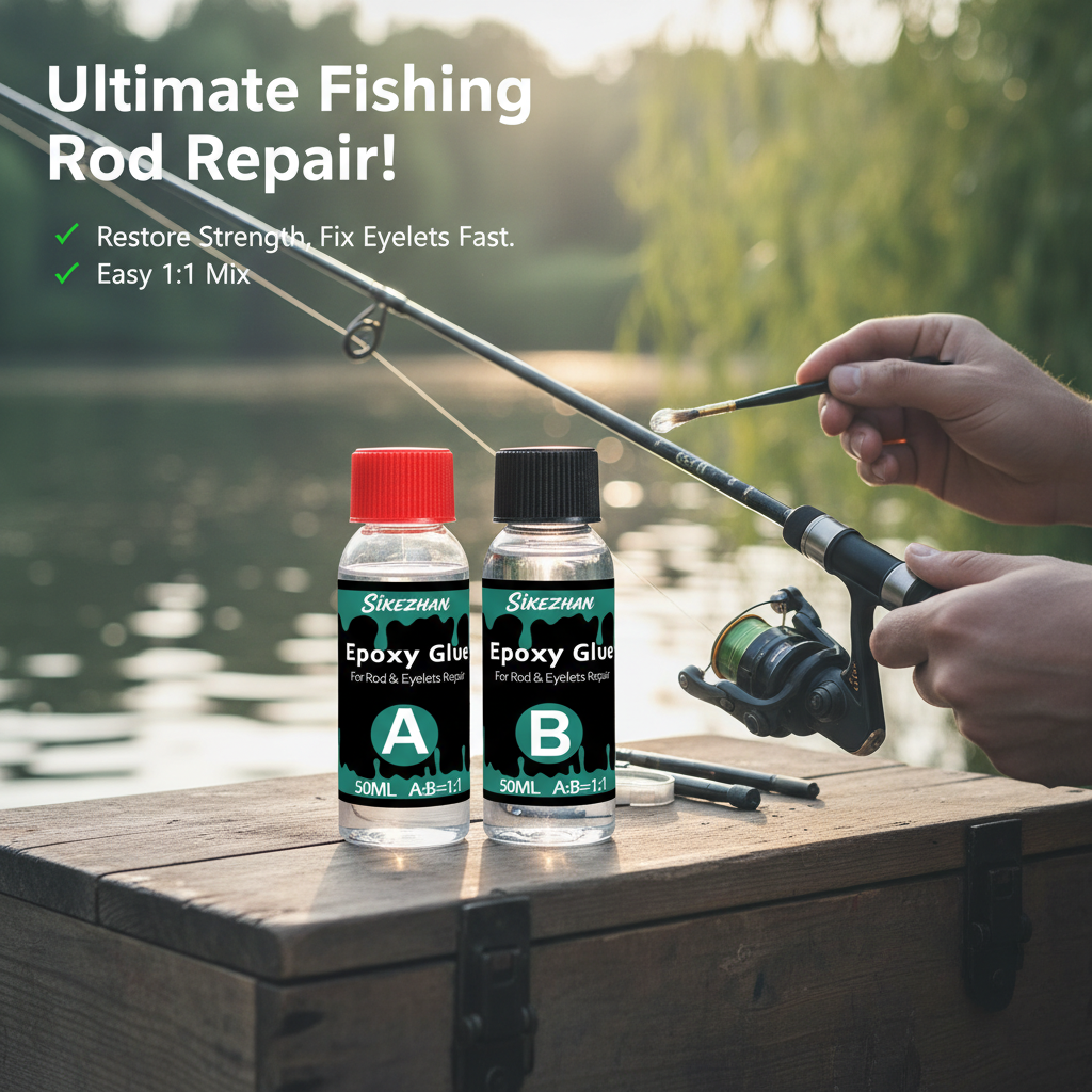 AB Epoxy 1:1 for Fishing Rod R - Fishing Rod Guide Replacement reseña y precio