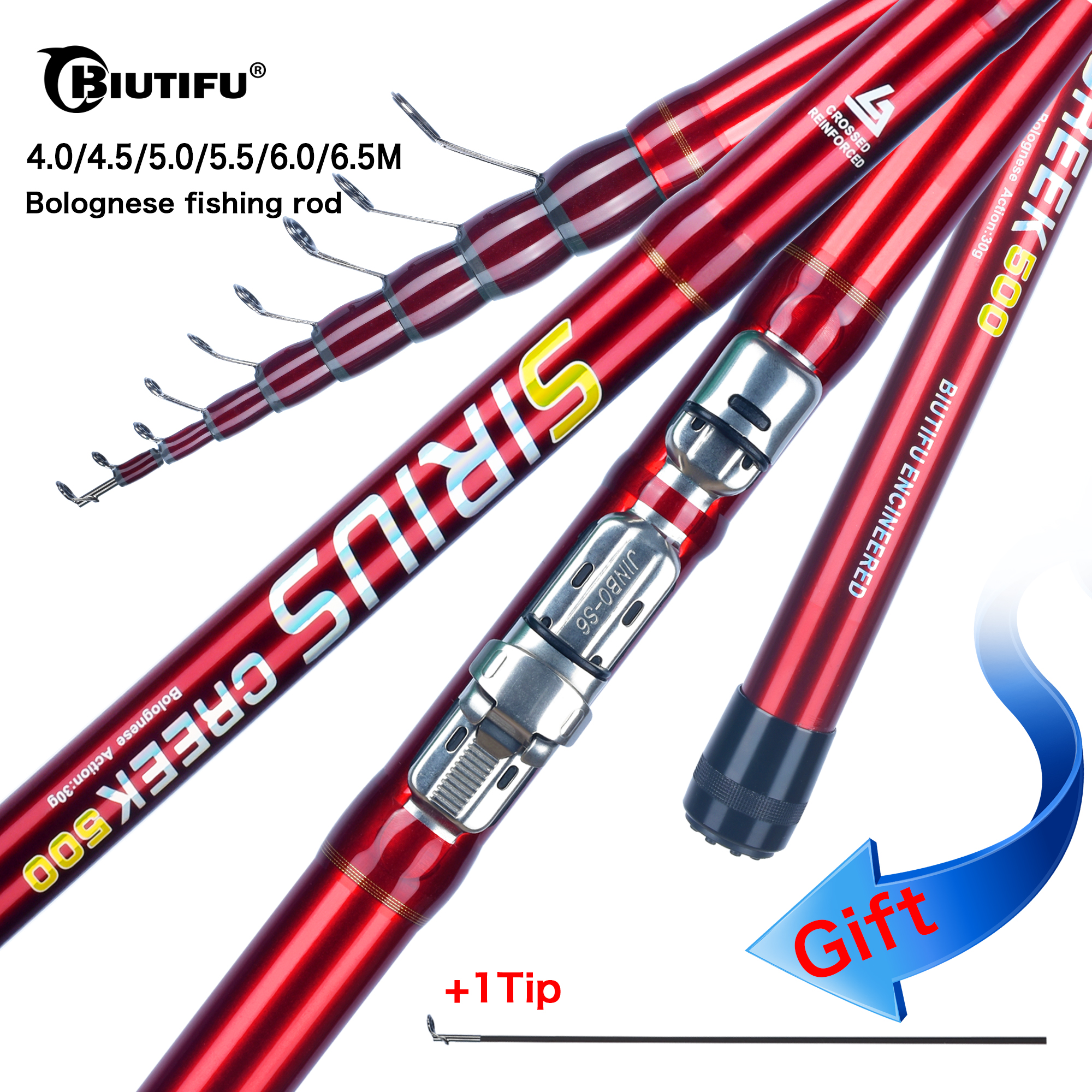 BIUTIFU Telescopic Bolognese F - Fishing Rod Surf reseña y precio