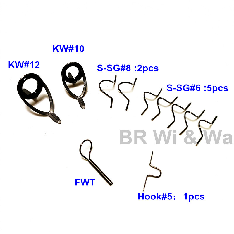 Fly Fishing Rod Guide Set, Alc - Fishing Rod Guide Replacement reseña y precio