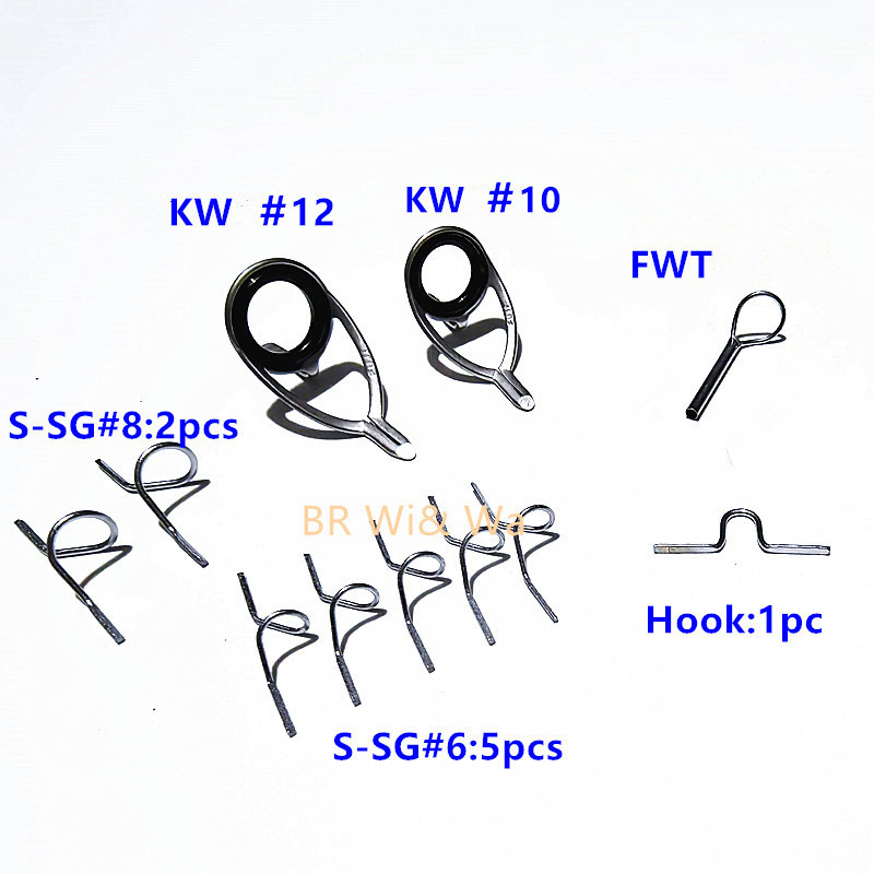 Fly Fishing Rod Guide Set, Alc - Fishing Rod Guide Replacement reseña y precio