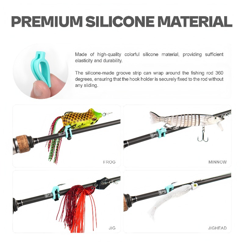Silicone Lure Hanger Hook​ – U - Fishing Rod Combo reseña y precio