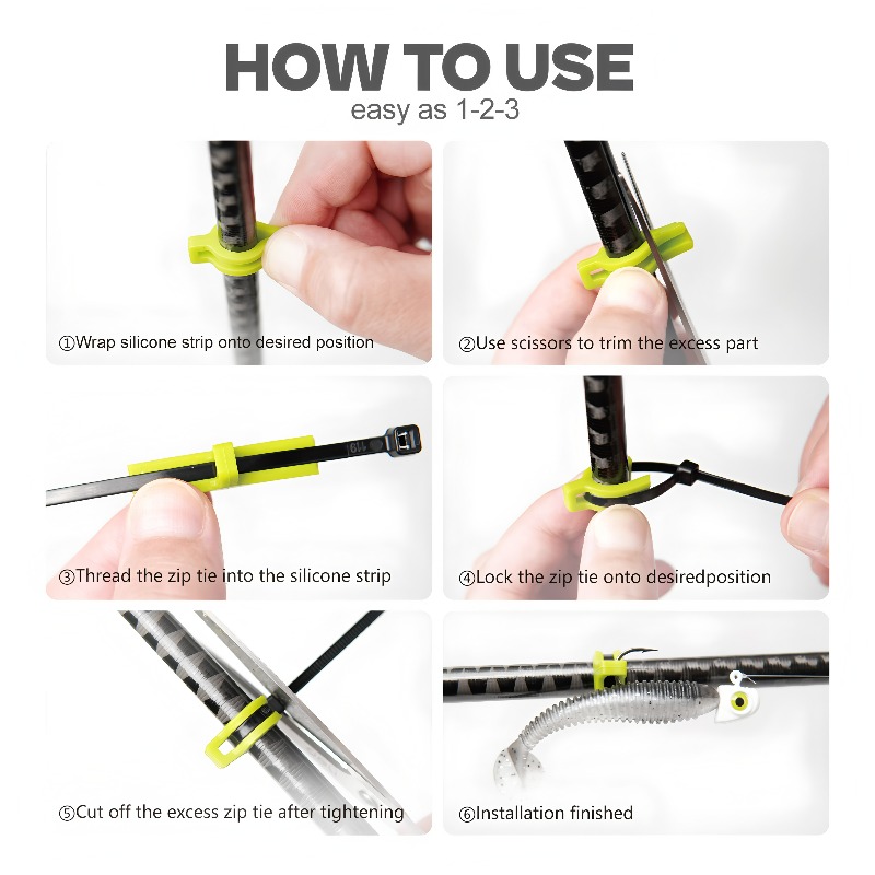 Silicone Lure Hanger Hook​ – U - Fishing Rod Combo reseña y precio
