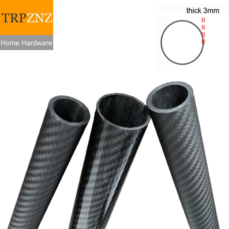 3K Carbon Fiber Tube Pipe OD 1 - Fishing Rod Carbon Fiber reseña y precio