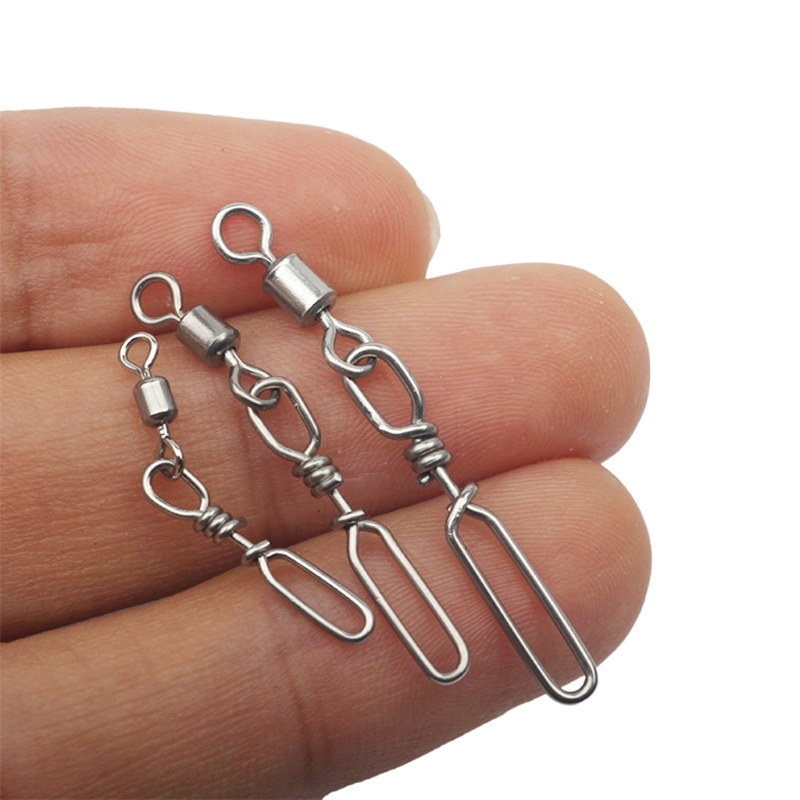 10Pcs Stainless Steel Quick Sn - Fishing Rod Building Kit reseña y precio