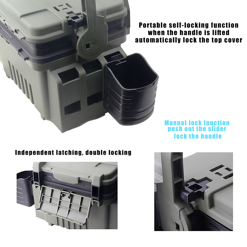 JSFUN Fishing Box Barrel Holde - Fishing Rod Travel reseña y precio