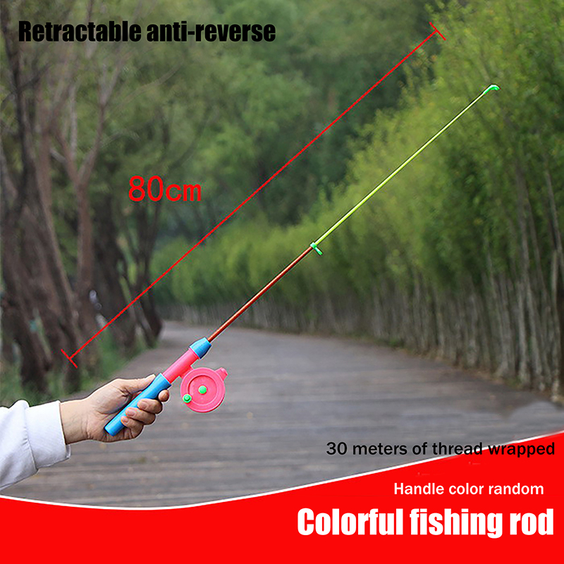 Retractable Winter Ice Fishing - Fishing Rod Ice reseña y precio