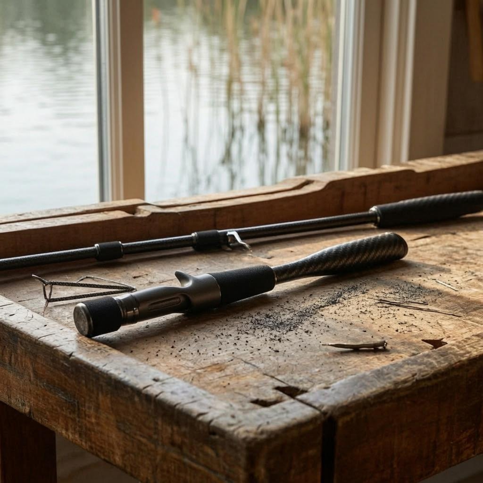 Integrated Rod Handle Woven Fi - Fishing Rod Carbon Fiber reseña y precio