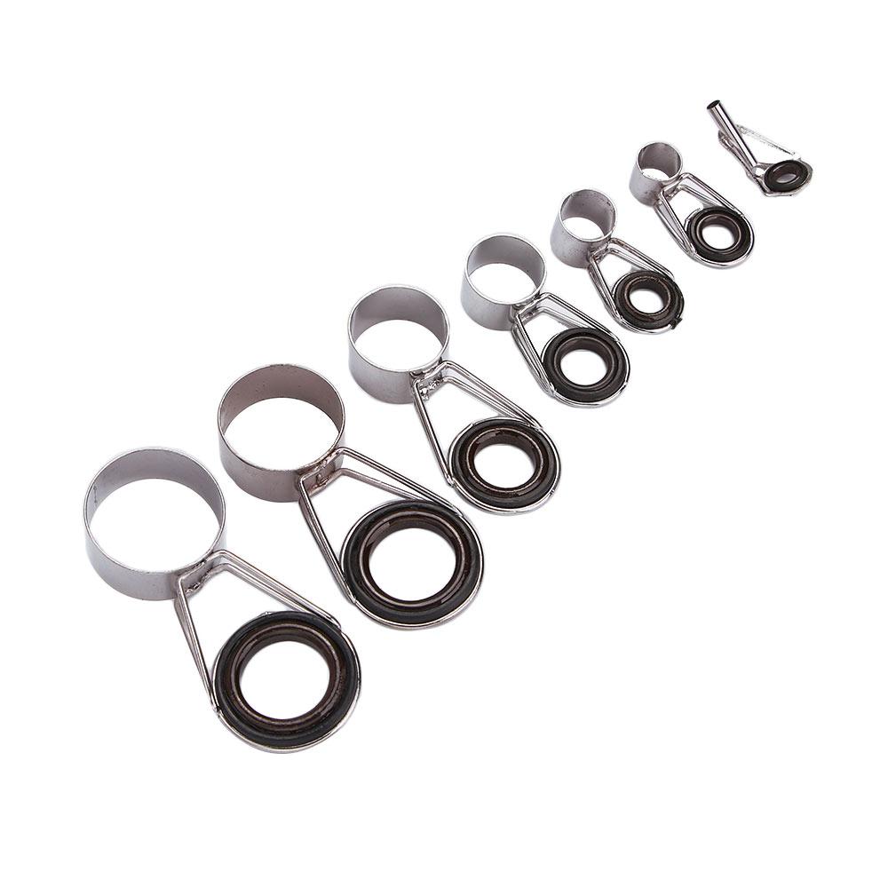 7 Sizes Raft DIY Tip Accessori - Fishing Rod Guide Replacement reseña y precio