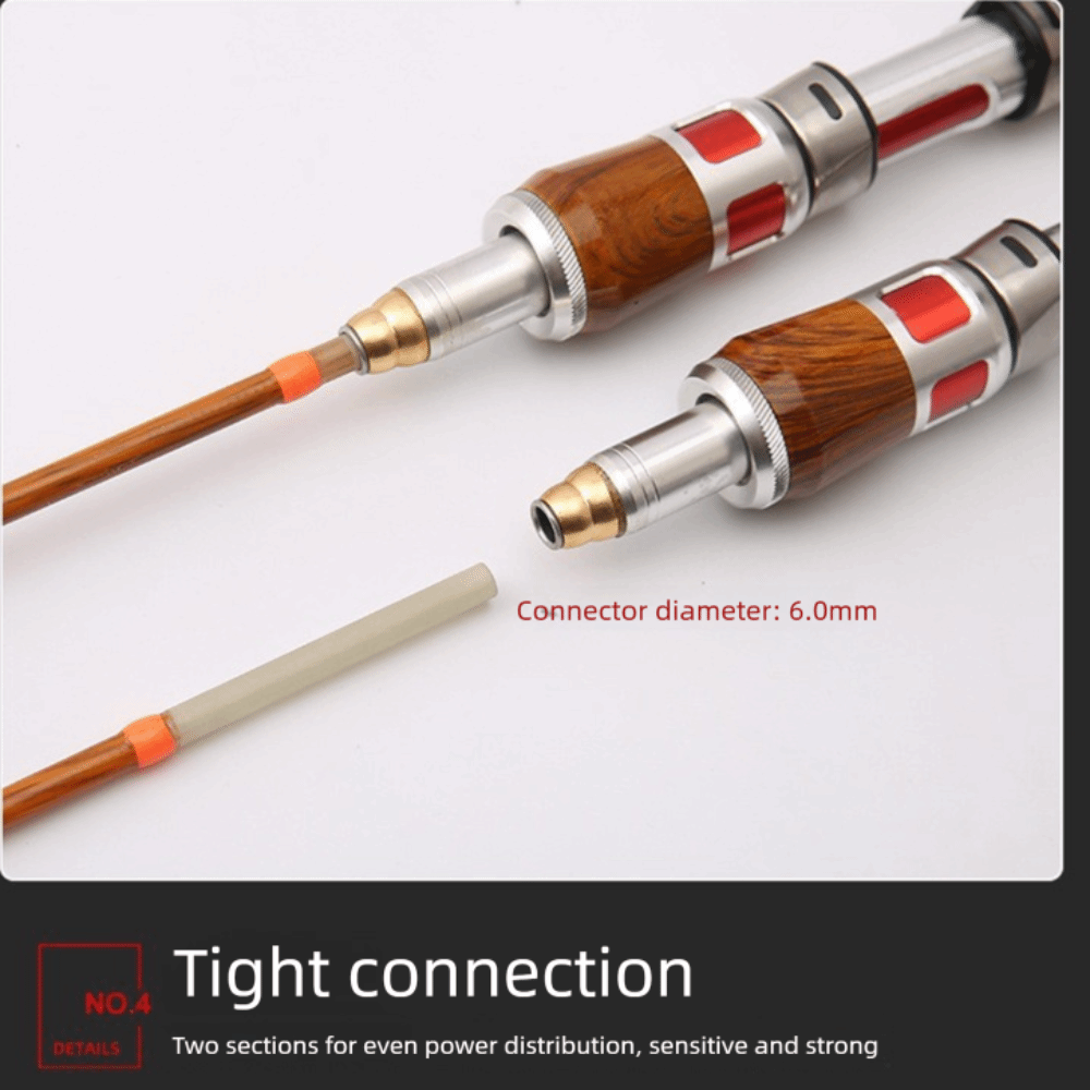 4 Sections Spinning Fishing Ro - Fishing Rod Ice reseña y precio