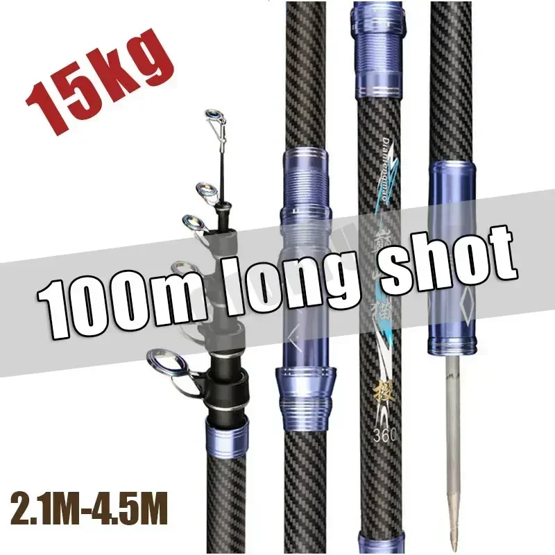 Best Telescopic Portable Rotar - Fishing Rod Surf reseña y precio