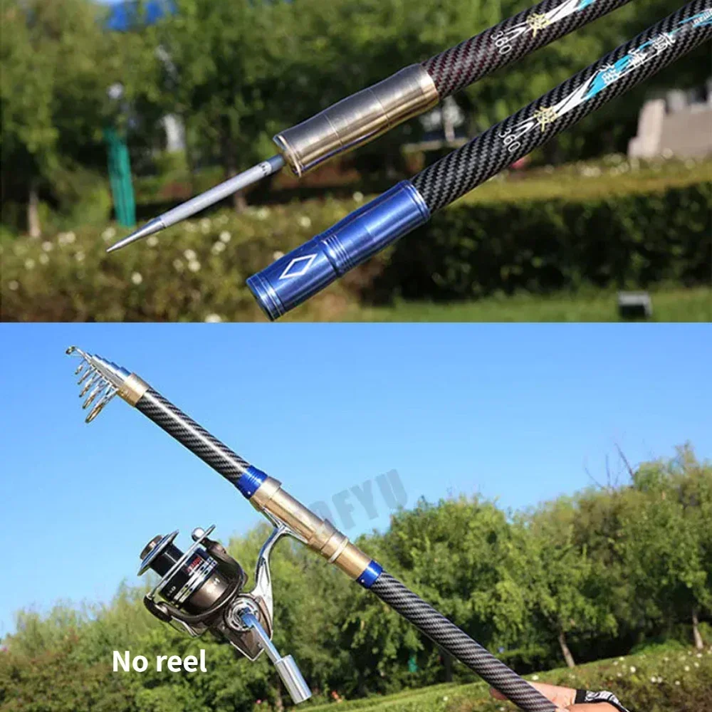 Best Telescopic Portable Rotar - Fishing Rod Surf reseña y precio