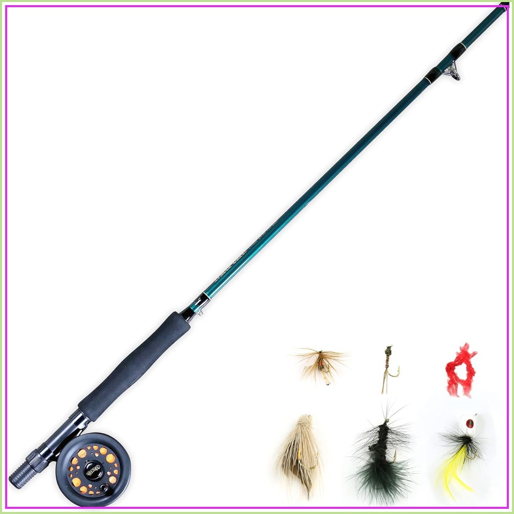 Complete Fly Fishing Kit - 8ft - Fishing Rod Fly reseña y precio