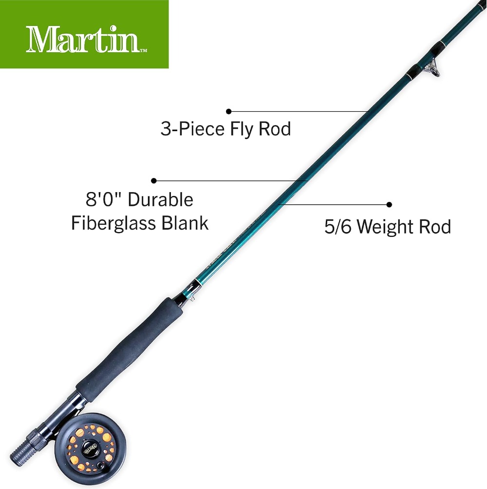 Complete Fly Fishing Kit - 8ft - Fishing Rod Fly reseña y precio