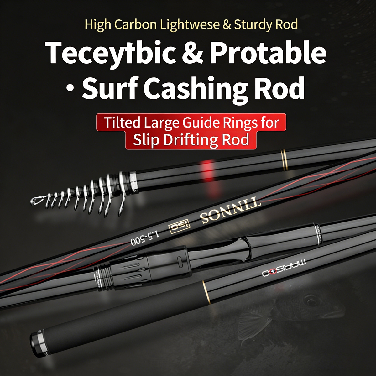 MARISOO TINNOS 30T Carbon Fibe - Fishing Rod Surf reseña y precio