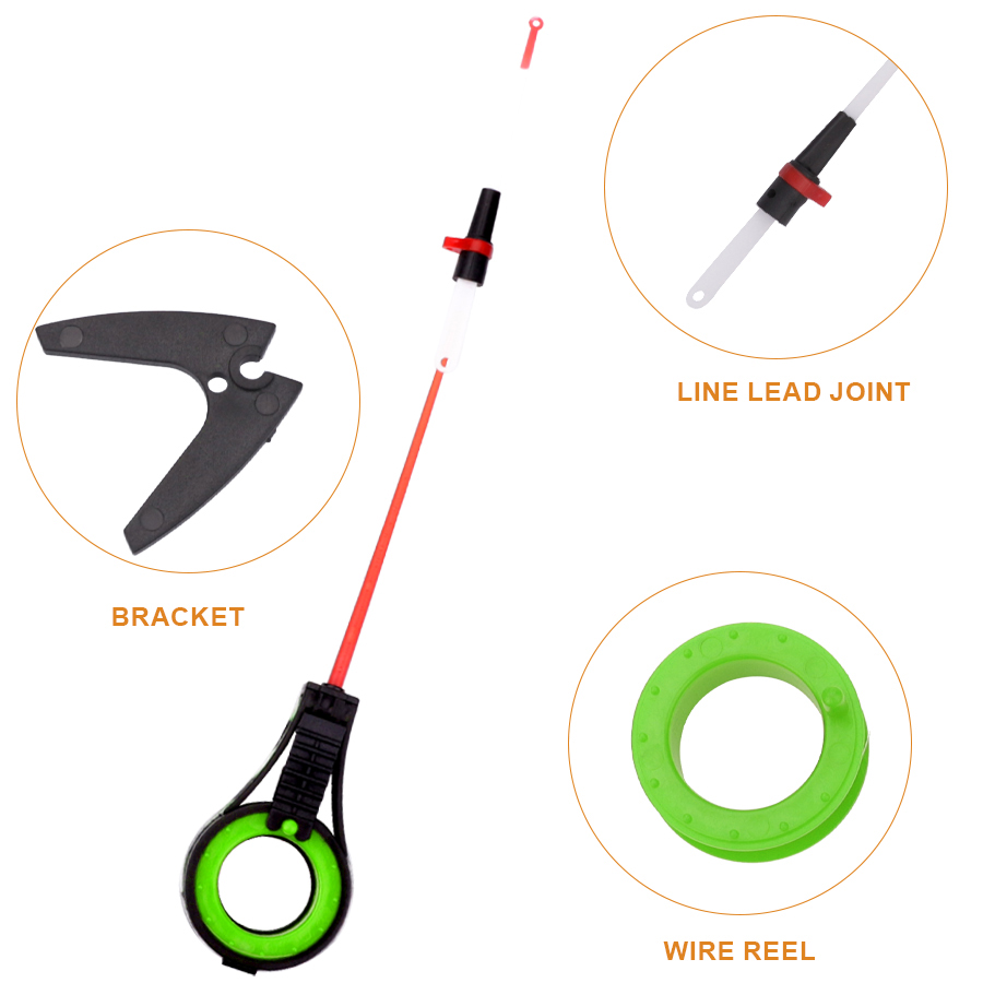FTK Ice Fishing Rod Mini Porta - Fishing Rod Tip Replacement reseña y precio