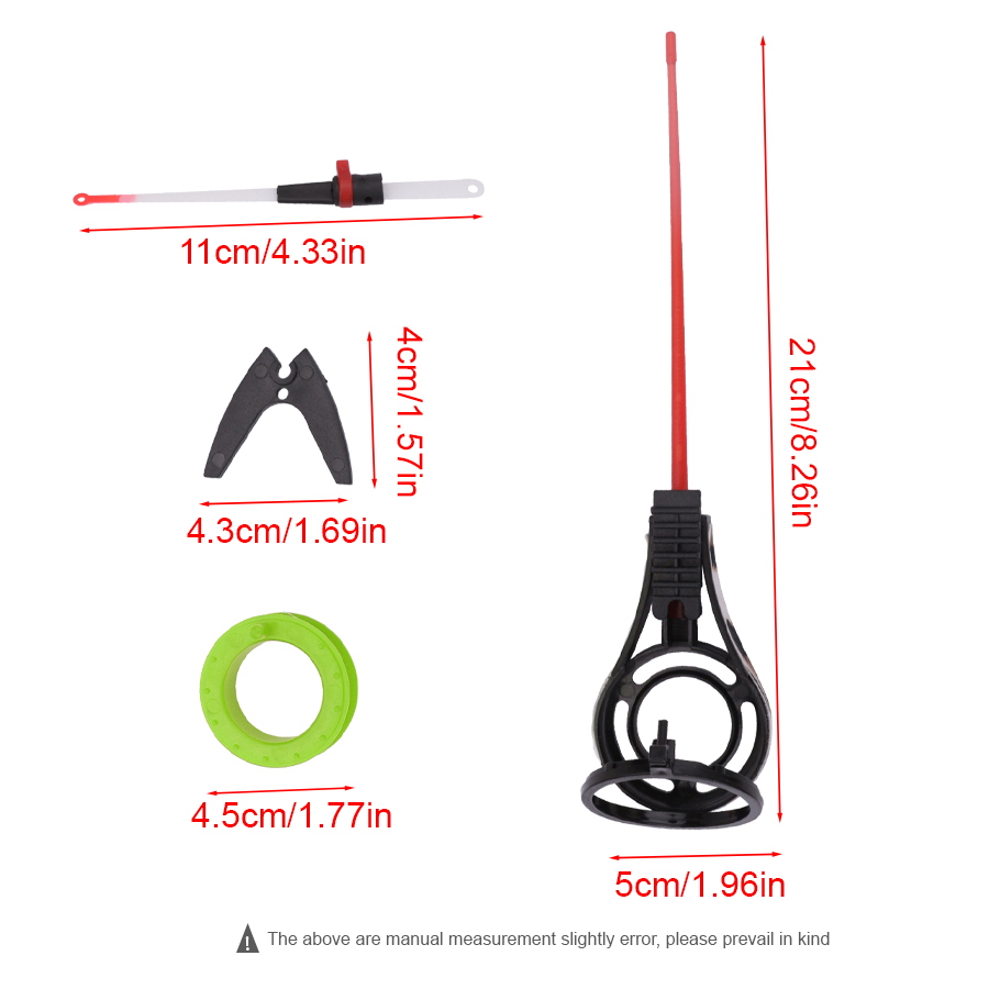 FTK Ice Fishing Rod Mini Porta - Fishing Rod Tip Replacement reseña y precio