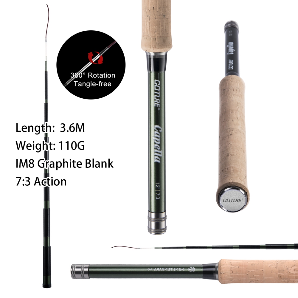 Goture Tenkara Fly Fishing Rod - Fishing Rod Fly reseña y precio
