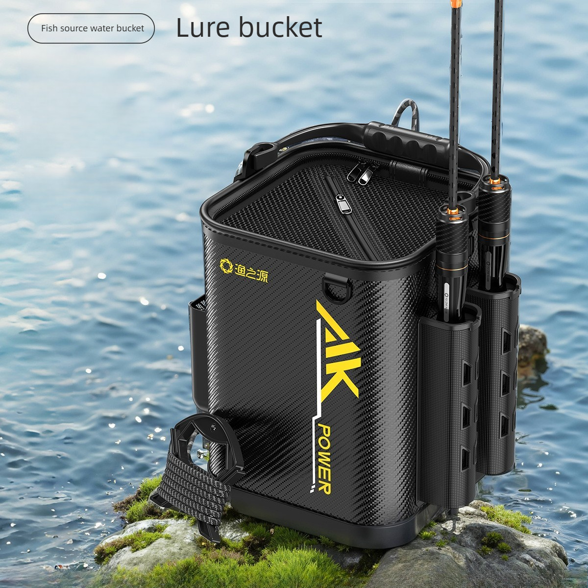 Multi-Functional Live Fish Buc - Fishing Rod Travel reseña y precio