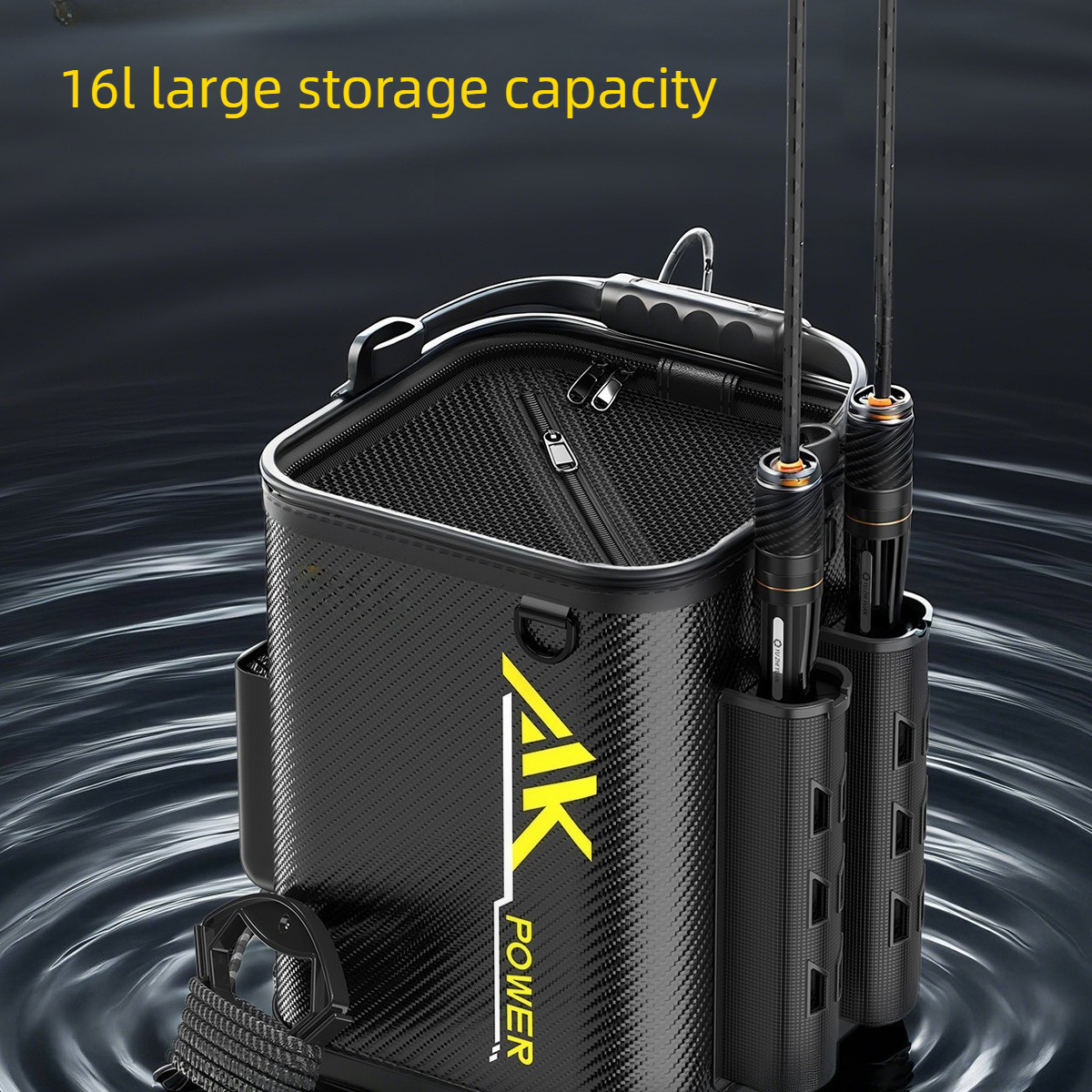 Multi-Functional Live Fish Buc - Fishing Rod Travel reseña y precio