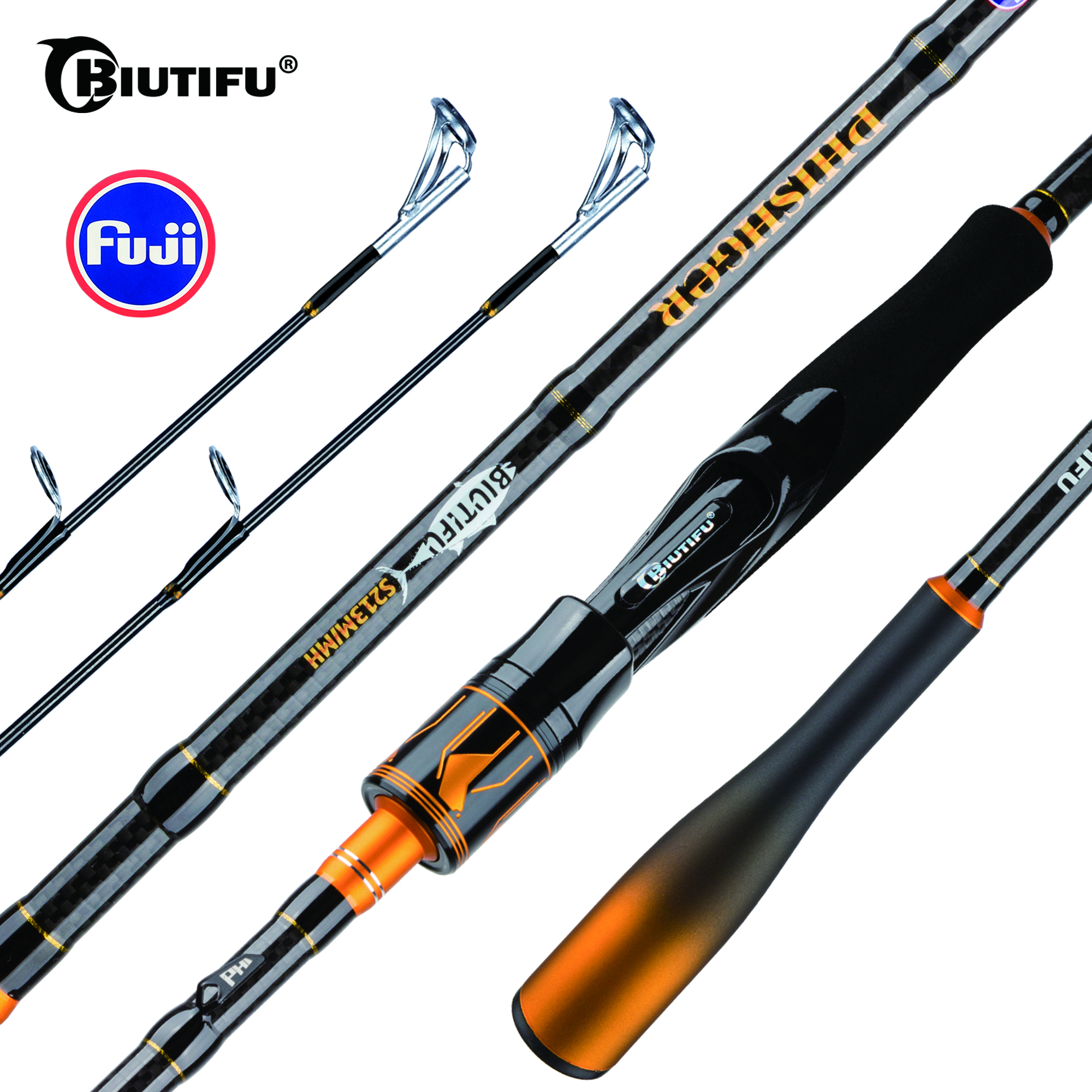 BIUTIFU 2-Tip Fuji Guide Spinn - Fishing Rod Surf reseña y precio