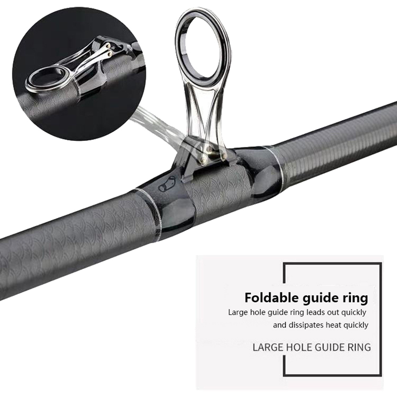 Stainless Steel  Folding Teles - Fishing Rod Casting reseña y precio