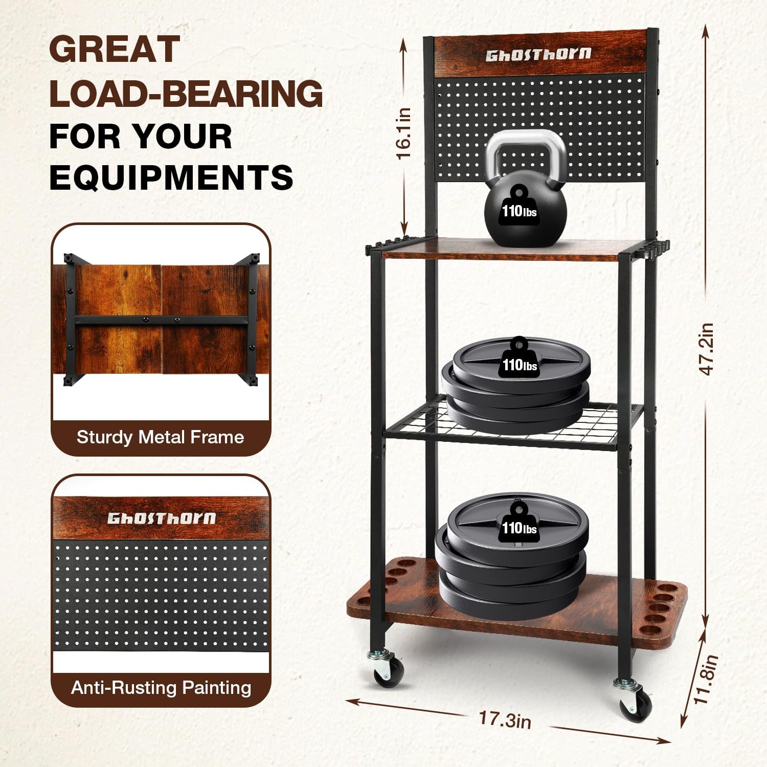 Fishing Rod Holder for Garage  - Fishing Rod Holder reseña y precio