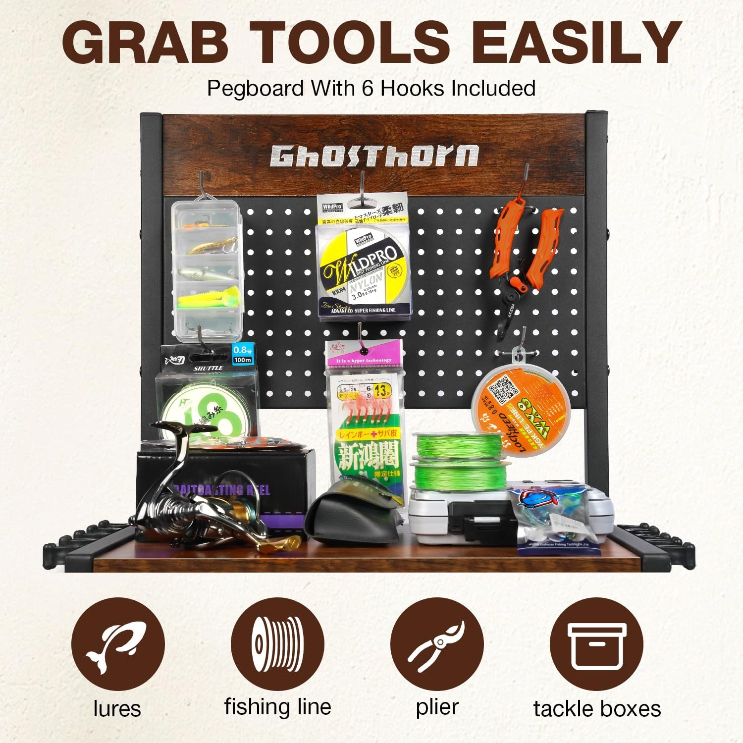 Fishing Rod Holder for Garage  - Fishing Rod Holder reseña y precio