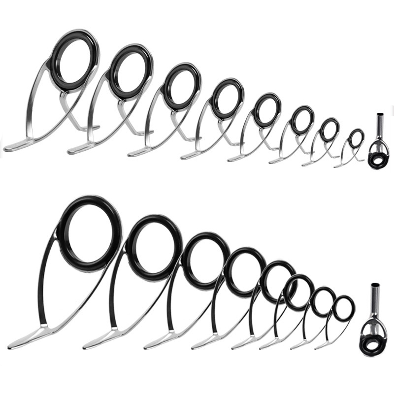 9Pcs Fishing Rod Guides Ring R - Fishing Rod Guide Replacement reseña y precio