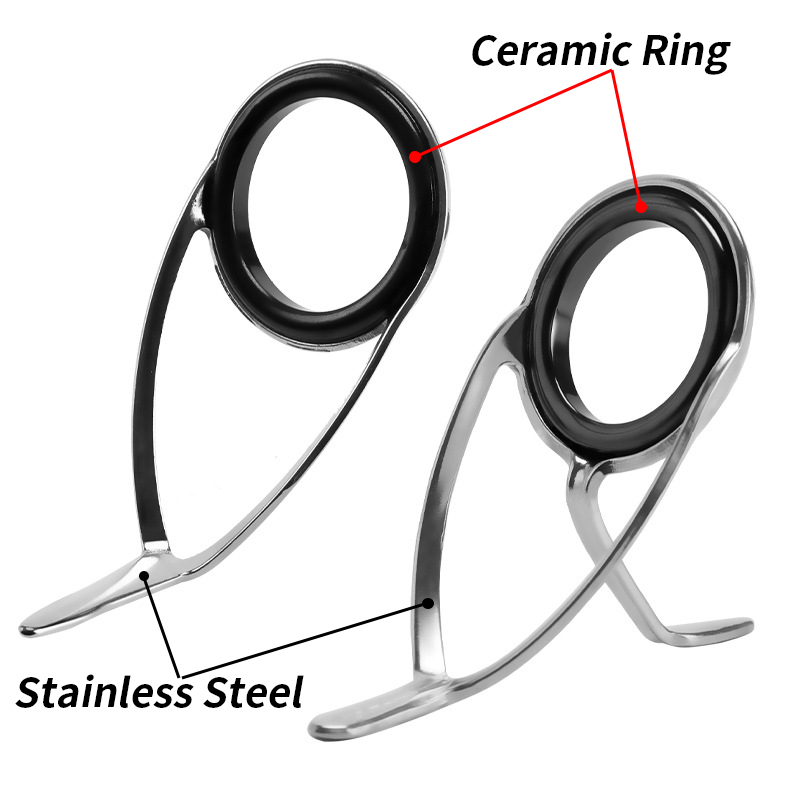 9Pcs Fishing Rod Guides Ring R - Fishing Rod Guide Replacement reseña y precio