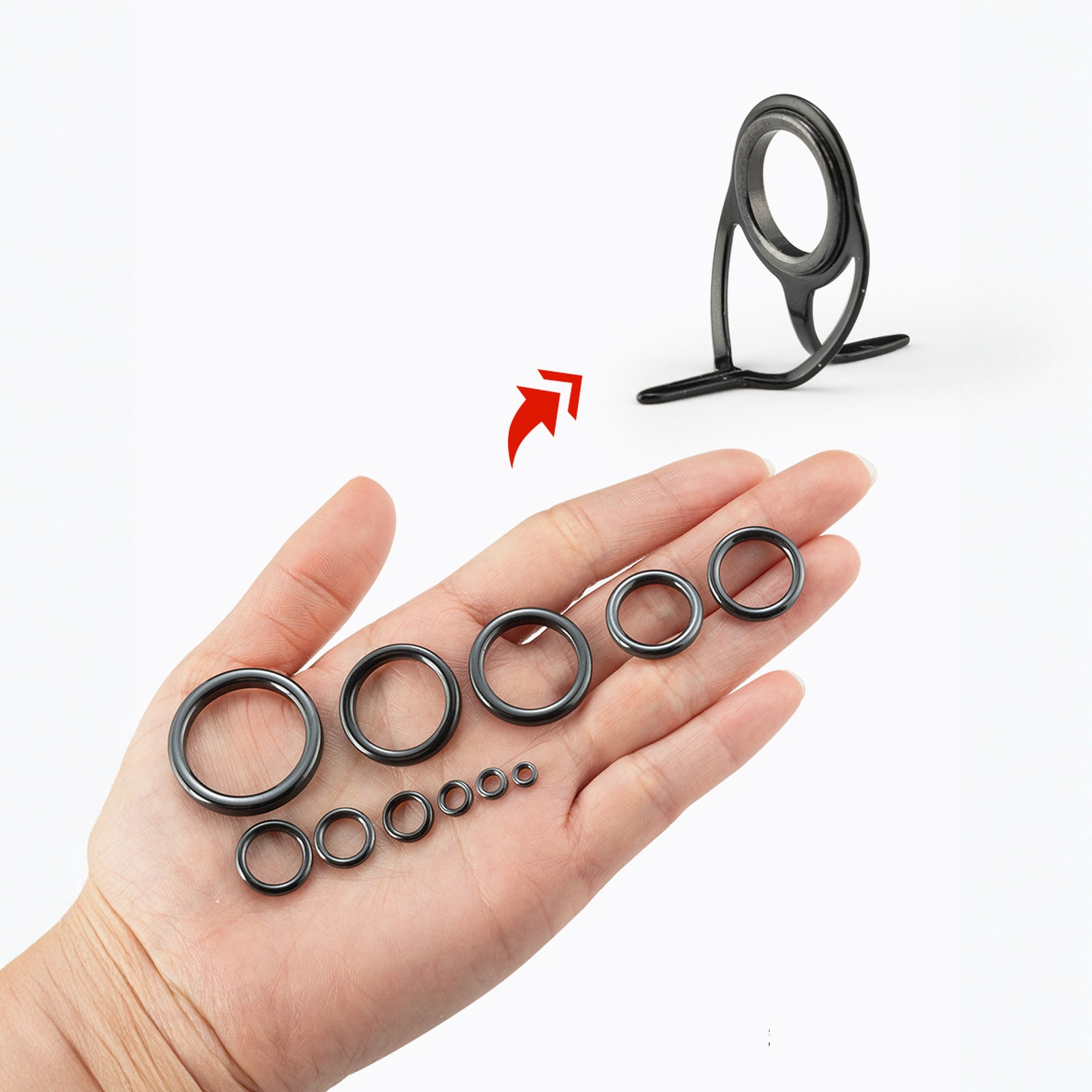 26PCS Fishing Rod Guide Ring K - Fishing Rod Guide Replacement reseña y precio
