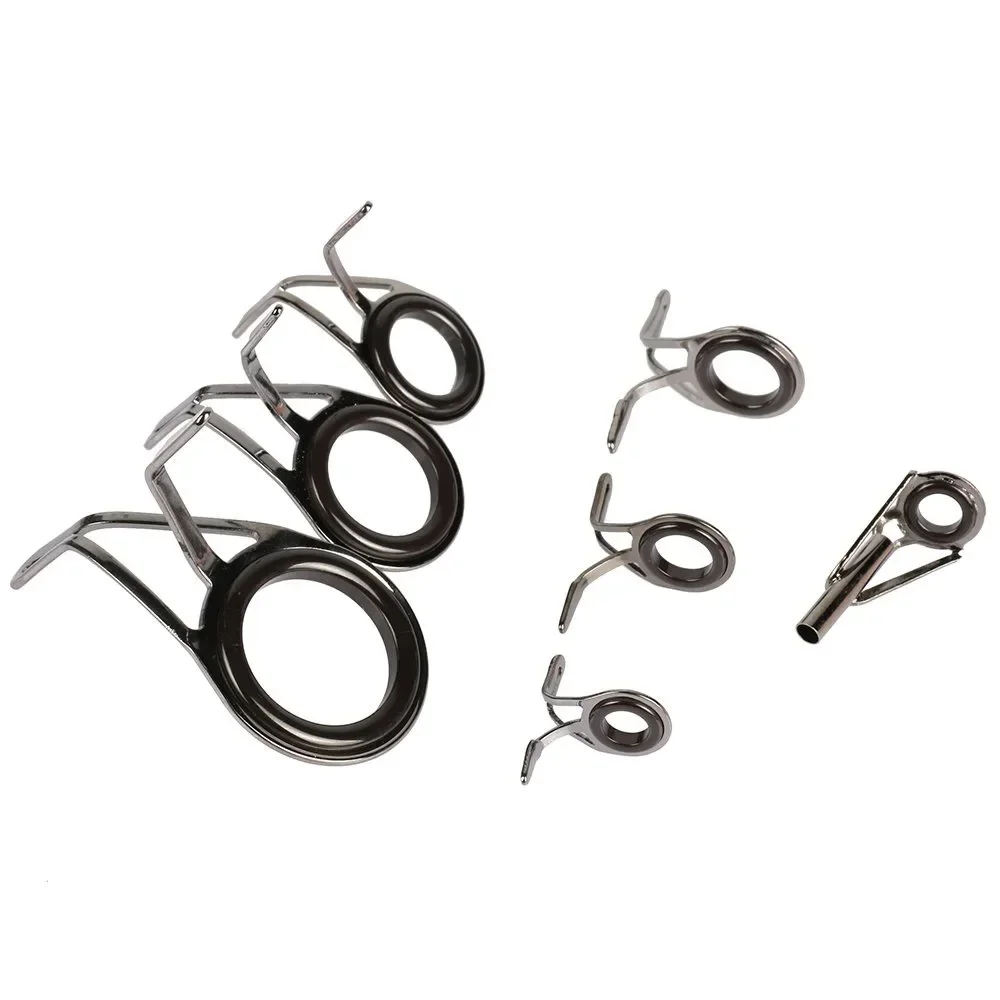 7pcs/set Fishing Tackle Stainl - Fishing Rod Guide Replacement reseña y precio
