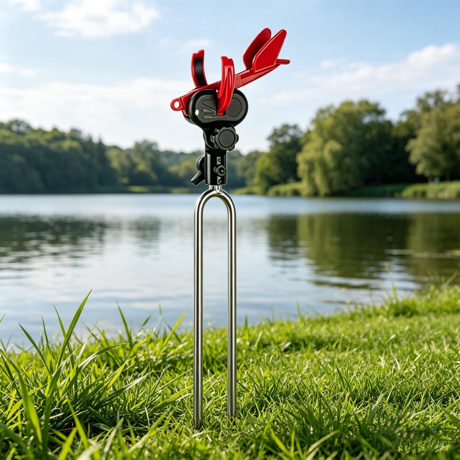 360 Degree Rotatable Ground Fi - Fishing Rod Rack reseña y precio