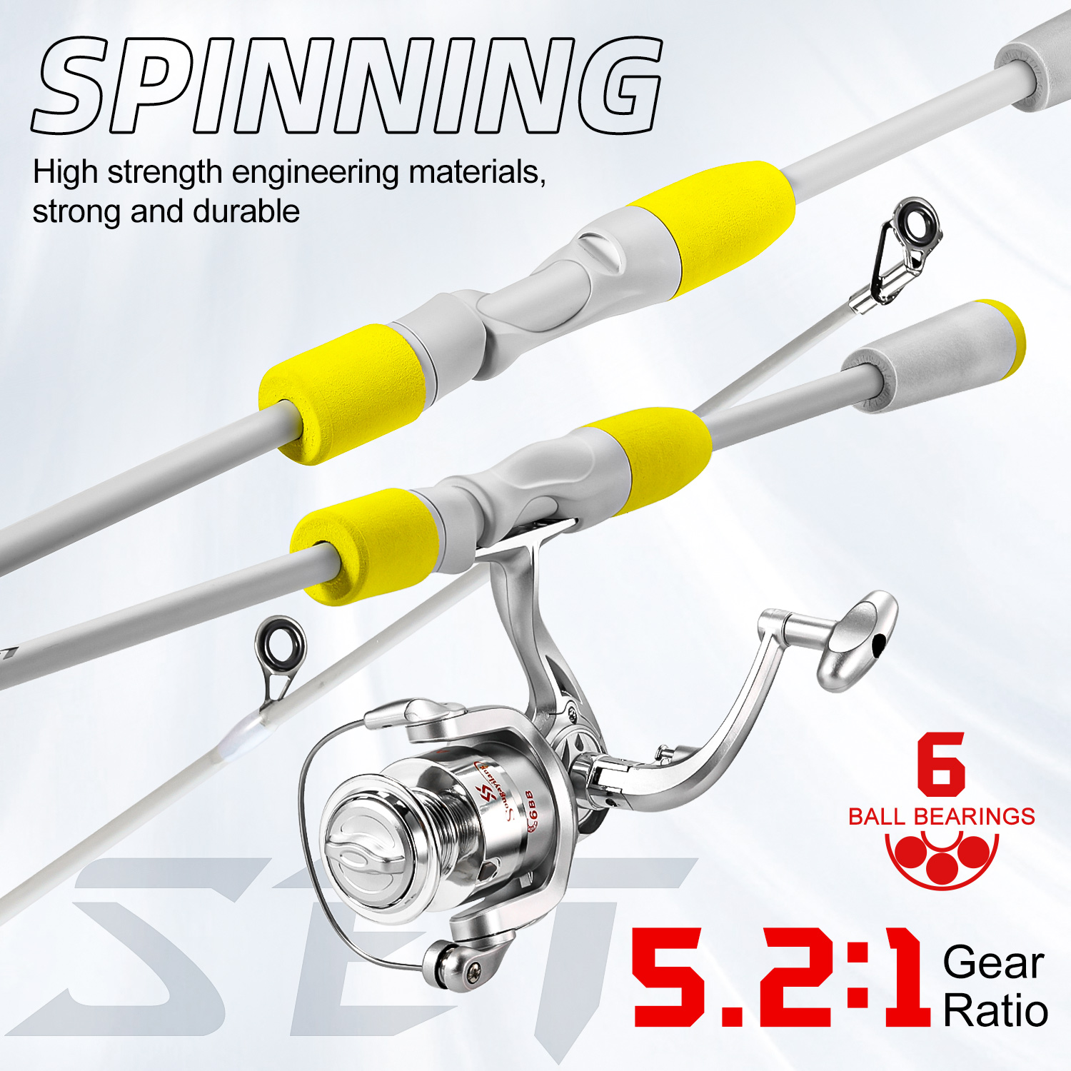 Sougayilang 2section Spinning  - Fishing Rod Spinning reseña y precio