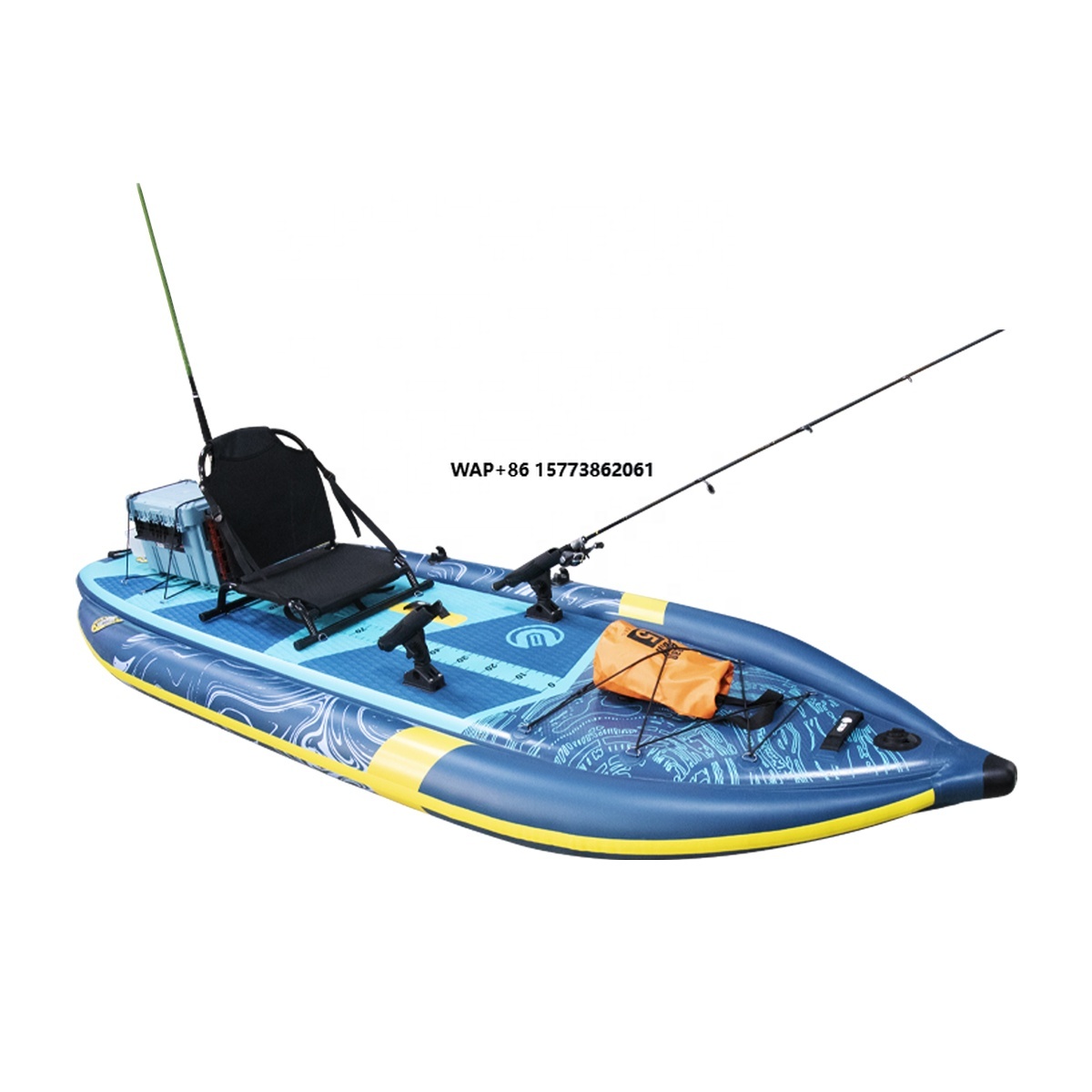 Three Air Chamber Inflatable F - Fishing Rod Holder reseña y precio