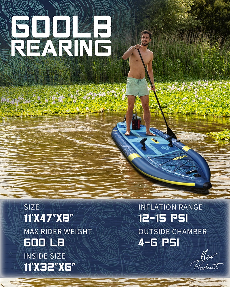 Three Air Chamber Inflatable F - Fishing Rod Holder reseña y precio